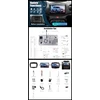 Automagnetola Yuntx 9 colių android 14 automobilinis radijas, skirtas jeep renegade 2015–2018 | octa core | 6 gb 128 gb | įmontuotas 4g lte | carplay ir android auto | dsp | dab | hdmi | dviejų dažnių wifi | bluetooth