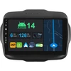 Automagnetola Yuntx 9 colių android 14 automobilinis radijas, skirtas jeep renegade 2015–2018 | octa core | 6 gb 128 gb | įmontuotas 4g lte | carplay ir android auto | dsp | dab | hdmi | dviejų dažnių wifi | bluetooth