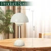 Yuragim Mushroom Lamps stalinė lempa, Led stalinė lempa belaidė baterija, 3000 K - 6000 K moderni dekoratyvinė retro naktinė lempa jutiklinė pritemdoma stalinė lempa Mushroom Lamp su 3 ryškumo režimais, įkraunama