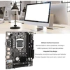 Žaidimų plokštė H55 M.2 Ngff Lga 1156 lizdas Ddr3 8 kanalų atmintis 4 fazių maitinimo šaltinis žaidimų plokštė