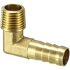 Žalvario jungiamosios detalės: 90 laipsnių kampas, 1/4 Pt, 10 mm