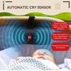 Zazu Robby sūpynės vežimėliui, automatinis kūdikio supimo įrenginys, reguliuojamas stiprumas, 40 min. laikmatis, kūdikio riksmo jutiklis, įkraunamas per Usb-c, atsparus vandeniui, universalus vežimėliams ir bagiams (juodas)