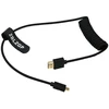 Zblzgp 8k Ultra High Speed Hdmi kabelis 8k 60hz 4k 120hz pintas kabelis Hdmi 2.1 kabelis 48gbps skirtas Tv / Ps5 / Ps4 / Hdtv / Rtx 3080 3090 nešiojamam kompiuteriui projektoriui Smallhd monitoriui Micro Hdmi į Hdmi