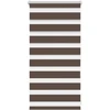 Zebra žaliuzė, 40,9x100 cm, audinys, plotis 36,7 cm, kavos spalvos