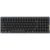 Žemo profilio mechaninė klaviatūra Flow, 100 klavišų įkraunama belaidė klaviatūra su Bluetooth ir laidiniu ryšiu, skirta Windows, Mac / Juodas Phantom Tactile Switches Us išdėstymas