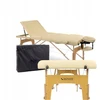 Zenet medinis masažo stalas - sulankstomas, reguliuojamas, profesionalus, su dėklu