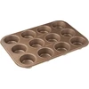 Zenker skarda 12 keksiukų, 38,5x26,5x3 cm, aukso-rausvos spalvos