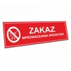 Ženklas draudžiama įeiti su vežimėliais, lipnus, graviruotas - D serija