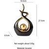 Zhenpin keramikos skulptūros ornamentai skulptūra ornamentai skulptūra dekoratyvinė abstraktaus meno statulos dekoracija, tinkama svetainei, balkonui, miegamajam