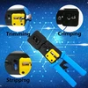 Zhuge Rj45 replės, tinklo įrankių rinkinys, Rj45 replės, skirtos Cat5 Cat5e Cat6 Rj45/rj12 standartinėms ir praeinančioms jungtims, tinklo kabelio testeris