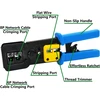 Zhuge Rj45 replės, tinklo įrankių rinkinys, Rj45 replės, skirtos Cat5 Cat5e Cat6 Rj45/rj12 standartinėms ir praeinančioms jungtims, tinklo kabelio testeris