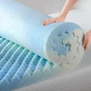Čiužinys Zinus antčiužinis 90 x 190 cm - antčiužinio aukštis 3,8 cm - memory foam gelinis antčiužinis - antčiužinis, mėlynas