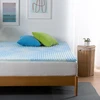 Čiužinys Zinus antčiužinis 90 x 190 cm - antčiužinio aukštis 3,8 cm - memory foam gelinis antčiužinis - antčiužinis, mėlynas