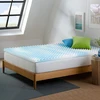 Čiužinys Zinus antčiužinis 90 x 190 cm - antčiužinio aukštis 3,8 cm - memory foam gelinis antčiužinis - antčiužinis, mėlynas