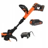 Grandininis pjūklas Žoliapjovė 18v Bcstr918d1 25cm 1x2.0ah Juodas+decker