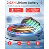 Žoliapjovė su 2 x 2000 Mah baterija, 21 V vejos kraštų pjovimo įrankis su 3 tipų pjovimo peiliukais, krūmapjovė, 3 viename vejapjovė, akumuliatorinė žoliapjovė efektyviai vejos priežiūrai ir piktžolių naikinimui
