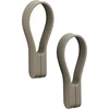 Zone Denmark Loop rankšluosčių spaustukai, rankšluosčių pakabos, magnetiniai rankšluosčių spaustukai, spaustukai rankšluosčiams ir arbatos rankšluosčiams, 9 cm, 2 vnt., taupe
