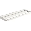 Zone denmark rim 44 x 12,5 x 2,5 cm dvigubas rankšluosčių laikiklis, baltas