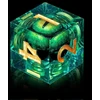 Zqmw Dnd kauliukų rinkinys, Dragon Eye daugiabriauniai dervos žaidimo kauliukai, 7 vienetai, rankų darbo D&d kauliukai, vaidmenų žaidimo kauliukai, skirti Dungeons and Dragons Rpg Mtg Dnd kauliukų rinkiniui, žali