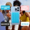 Zueyen 4 silikoninių mobiliųjų telefonų laikiklių rinkinys, laikiklis su siurbtuku, silikoninis mobiliųjų telefonų dėklas su siurbtuku, mobiliųjų telefonų priedų laikiklis su siurbtuku