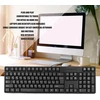 Zunate arabiška laidinė klaviatūra, 104 klavišų usb 1.5m laidinė klaviatūra, mc-689 ergonomiškas rašomasis įrenginys, universali biuro/namų/žaidimų klaviatūra stacionariam kompiuteriui, nešiojamam kompiuteriui