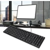 Zunate arabiška laidinė klaviatūra, 104 klavišų usb 1.5m laidinė klaviatūra, mc-689 ergonomiškas rašomasis įrenginys, universali biuro/namų/žaidimų klaviatūra stacionariam kompiuteriui, nešiojamam kompiuteriui