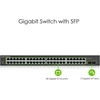 Šakotuvas Zyxel 48 prievadų gigabitinis komutatorius | valdomas išmaniai | montuojamas į stelažą su 2 Sfp prievadais | Vlan, Igmp, Qos [gs1900-48]