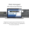 Šakotuvas Zyxel 48 prievadų gigabitinis komutatorius | valdomas išmaniai | montuojamas į stelažą su 2 Sfp prievadais | Vlan, Igmp, Qos [gs1900-48]