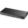 Šakotuvas Zyxel 48 prievadų gigabitinis komutatorius | valdomas išmaniai | montuojamas į stelažą su 2 Sfp prievadais | Vlan, Igmp, Qos [gs1900-48]