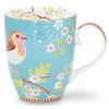 Porcelianinis puodelis Pip Studio Early Bird, šviesiai mėlynas su paukšteliu, 350 ml
