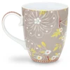 Porcelianinis puodelis Pip Studio Early Bird, pilkšvai rudas su paukšteliu, 350 ml