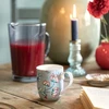 Porcelianinis puodelis Pip Studio Flower Festival, pilkšvai mėlynas, 145 ml