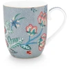 Porcelianinis puodelis Pip Studio Flower Festival, pilkšvai mėlynas, 145 ml