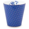 Porcelianinis puodelis Pip Studio Royal, mėlynas su auksiniais taškeliais, 230 ml