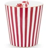 Porcelianinis puodelis Pip Studio Royal, raudonas ir baltas dryžuotas, 230 ml