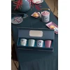 Porcelianinių puodelių rinkinys Pip Studio, šviesiai mėlynas su raštais, 4 × 230 ml