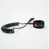 SUP irklentės saitas Starboard Semi-Coil Leash - Ankle / Calf 9' juodas