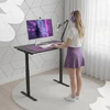 Elektrinis rašomasis stalas Spacetronik Moris Flex, 100 × 60 cm, juodas