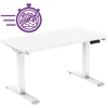 Elektrinis rašomasis stalas Spacetronik Moris QuickLock 224WW, 140 × 70 cm, baltas