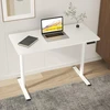 Elektrinis reguliuojamo aukščio rašomasis stalas Spacetronik Moris 121WW, 120 × 60 cm, baltas