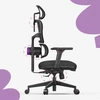 Ergonomiška biuro kėdė Spacetronik LUMBO 33, juoda