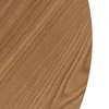 Mebel Elite Apvalus stalas LINO, Ø 100 cm, aukso ąžuolo spalvos ir juodas
