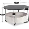 Mebel Elite Apvalus staliukas, 75 cm