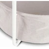 Mebel Elite Apvalus staliukas VARANO, Ø 55 cm, baltas