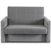 Mebel Elite Atlenkiamas miegamasis fotelis MILAN 2, 2 vnt., pilkas