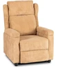 Mebel Elite Atlošiamas fotelis SPENCER, rudas, velvetinis
