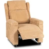 Mebel Elite Atlošiamas fotelis SPENCER, rudas, velvetinis