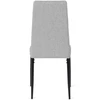 Mebel Elite Audiniu aptraukta kėdė TEX, 42 × 43 × 95 cm, pilka