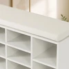 Mebel Elite Batų spintelė AXEL, 104 cm, balta