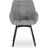 Mebel Elite Besisukanti kėdė LUNA 2, 57 × 57 × 90 cm, pilka